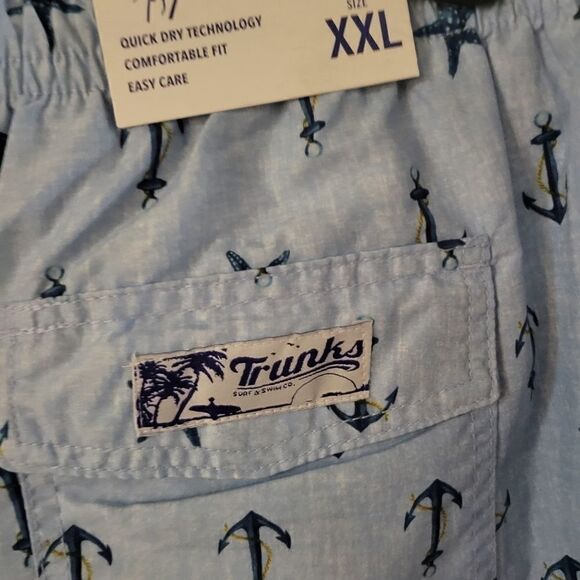 "Trunks" men's swimming trunks Size: XXL mesh lining, quick dry  NWT - Picture 3 of 10